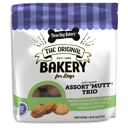 Soft Baked Assort Mutt Trio Dog Treats