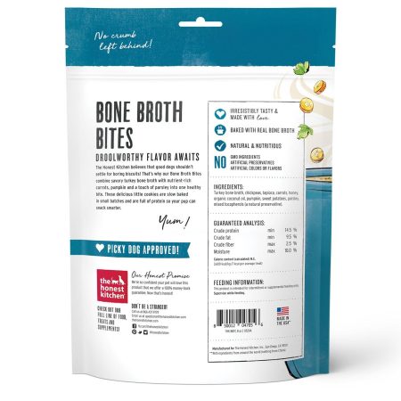 Bone Broth Bites Roasted with Turkey & Pumpkin Dog Treats