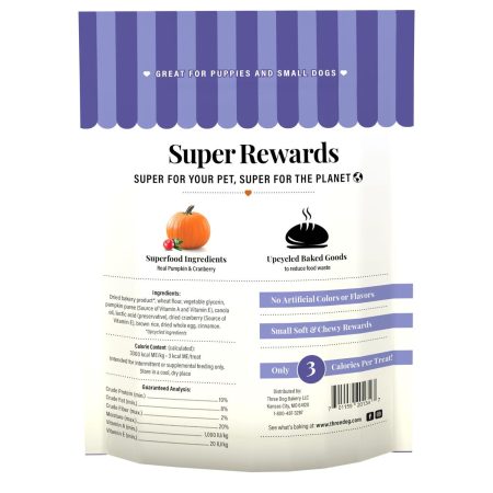 Super Rewards Pumpkin Cranberry Crumble Dog Treats