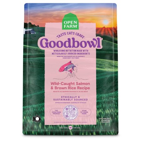 GoodBowl Wild-Caught Salmon & Brown Rice Recipe Adult Cat Food