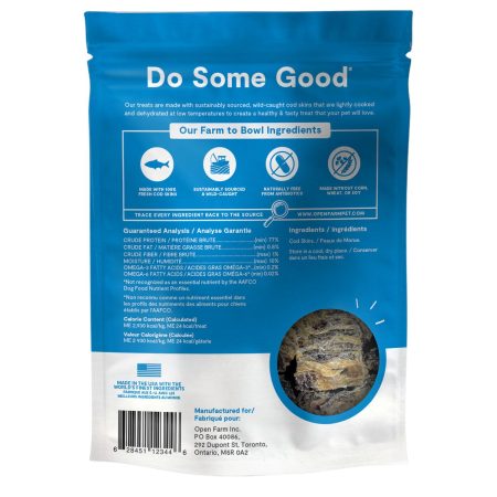 Dehydrated Cod Skins Dog Treats