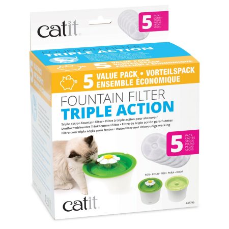 Triple Action Fountain Filters