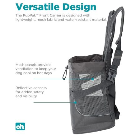 PupPak Grey Front Carrier