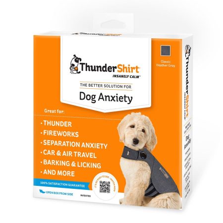 Heather Grey Dog Anxiety Vest