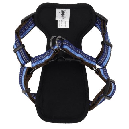 K9 Explorer Reflective Adjustable Padded Dog Harness Sapphire Blue