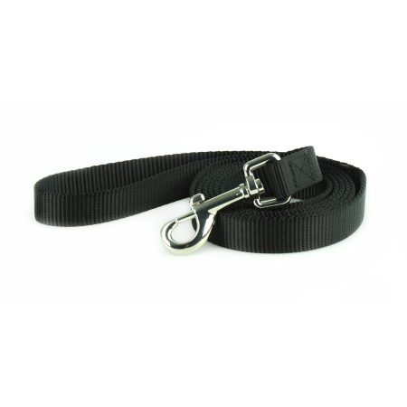 Nylon 5/8in Black Dog Leash