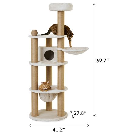 Bella Hammock Cat Condo & Basket Tree