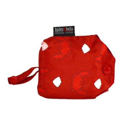 Red Crabs Packable Poncho