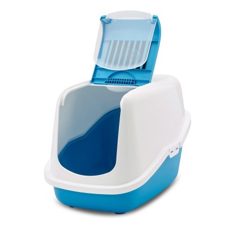 Nestor Blue Hooded Litter Box