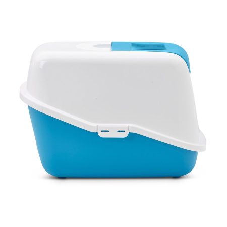 Nestor Blue Hooded Litter Box