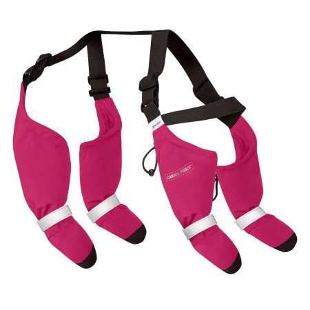 Suspender Long Pink Dog Boots