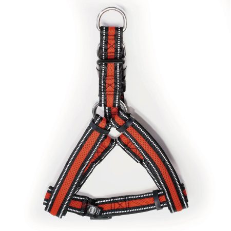 Step-In Orange Dog Harness