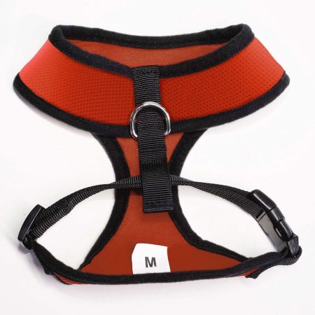 Air Mesh Orange Dog Harness