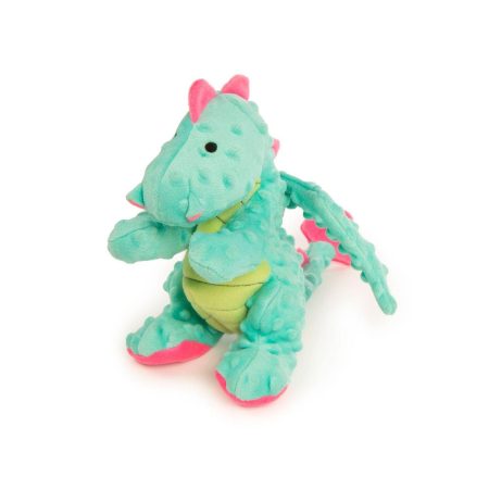 Teal Dragons Dog Toy