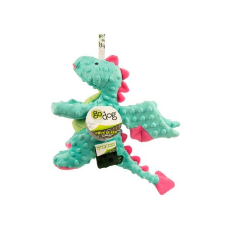 Teal Dragons Dog Toy