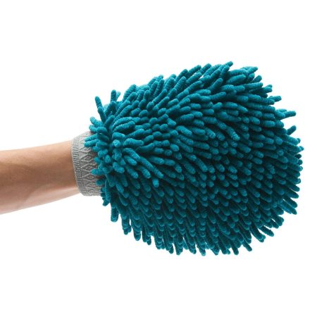 Chenille Grooming Dog Mitt