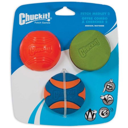 Fetch Medley Balls Gen2 Medium Dog Toy