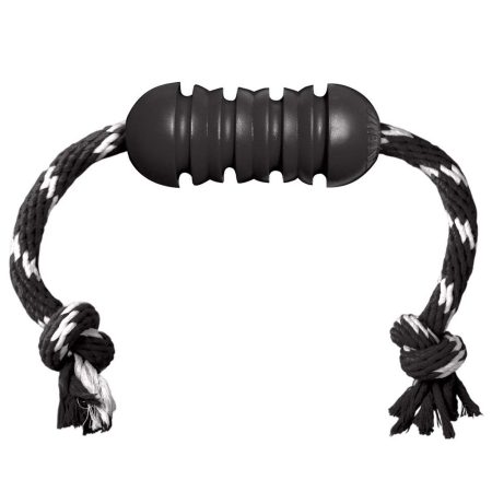 Extreme Rubber & Rope Dental Dog Toy