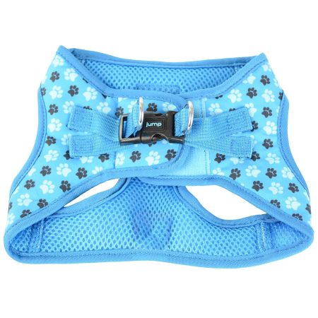 Vest Blue Paw Print Dog Harness