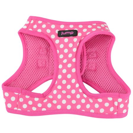 Vest Pink Polka Dot Dog Harness