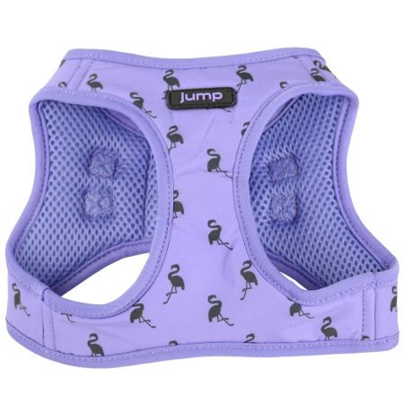 Vest Purple Flamingo Dog Harness