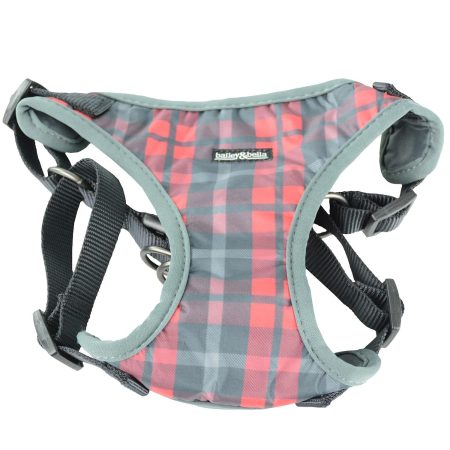 Plaid Red Dog Harness