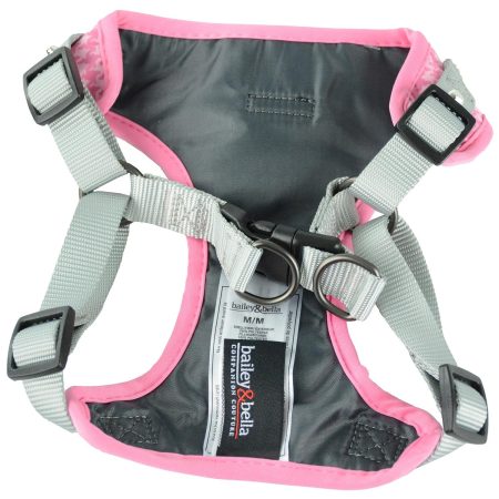 Houndstooth Pink Dog Harness