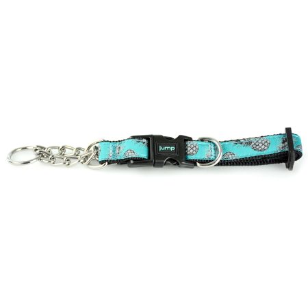 Martingale Teal Pineapple Dog Collar