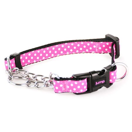 Martingale Pink Polka Dot Dog Collar