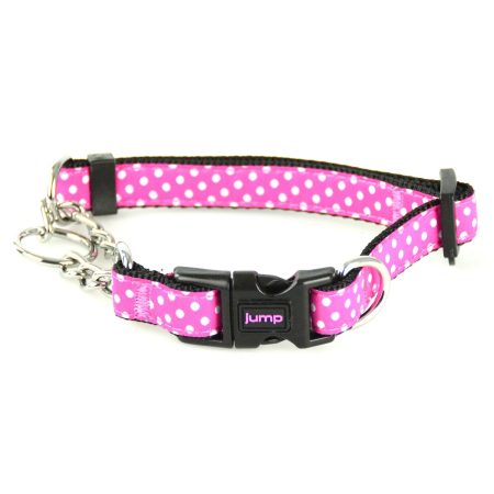 Martingale Pink Polka Dot Dog Collar