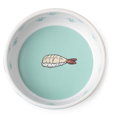 Sushi Bowl Teal & White