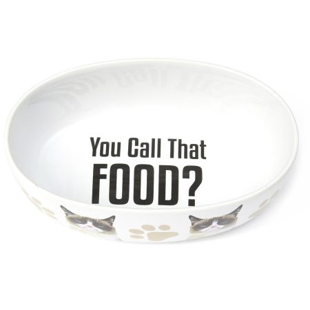 Grumpy Cat inYou Call That Food?in Bowl White