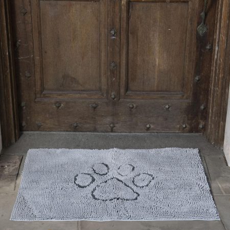 Dirty Dog Doormat Silver Grey