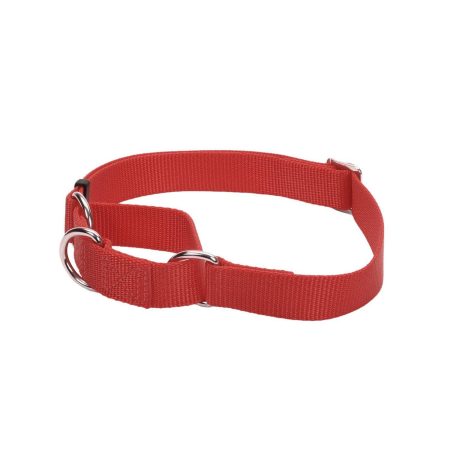 No! Slip Martingale Adjustable Collar Red