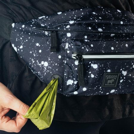 The Everything Fanny Pack Black Splatter