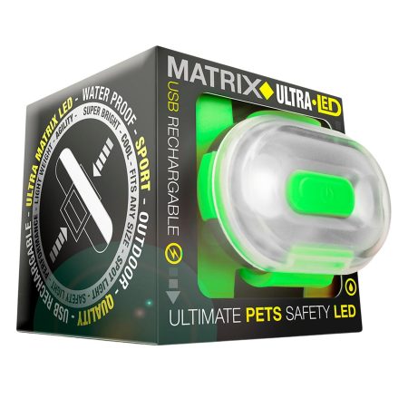 Matrix Ultra LED Rechargeable Safety Light Green