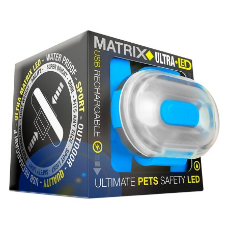 Matrix Ultra LED Rechargeable Safety Light Blue