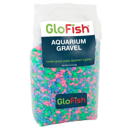 Aquarium Gravel Pink, Green, Blue