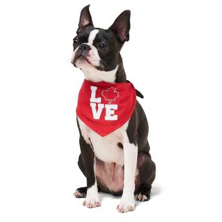 Oh Canada Love Dog Bandana