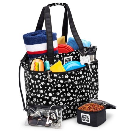 Dogssentials Black Travel Tote Bag