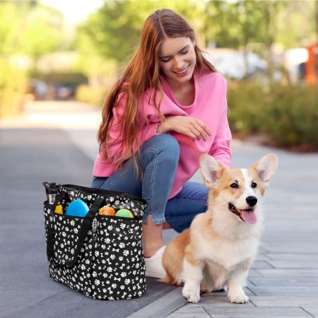 Dogssentials Black Travel Tote Bag