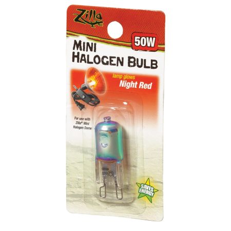 Mini Halogen Night Red Bulb 50W