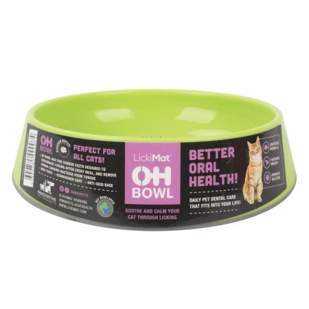 OH Bowl Green Cat Bowl