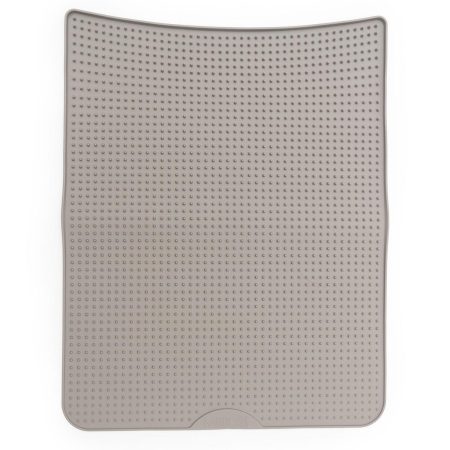 Silicone Grey Cat litter Mat