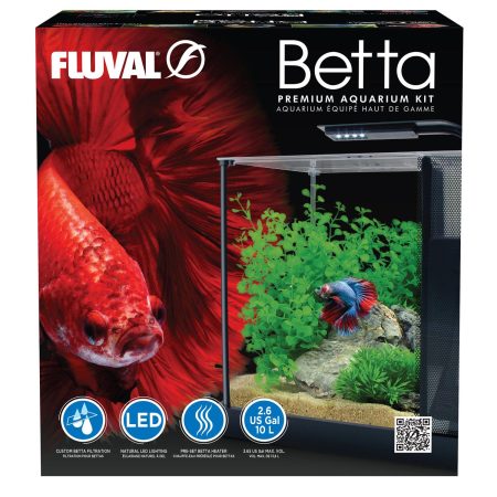 Betta Premium Black Aquarium Kit