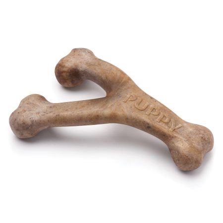 Puppy Bacon Wishbone Dog Chew Toy