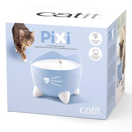 PIXI Cat Fountain Light Blue