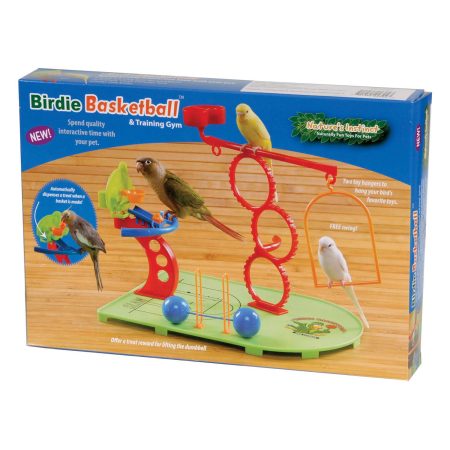 Birdie Basketball Activity Center Bird Toy