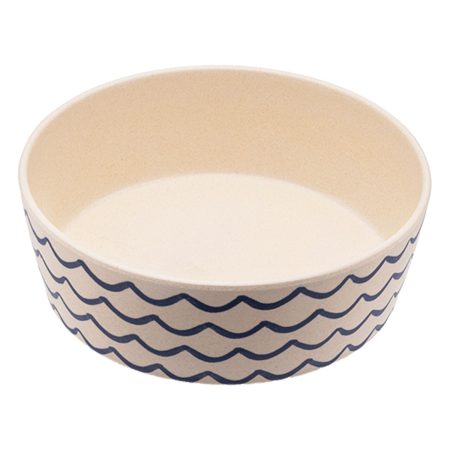 Ocean Waves Printed Feeding & Water Bowl