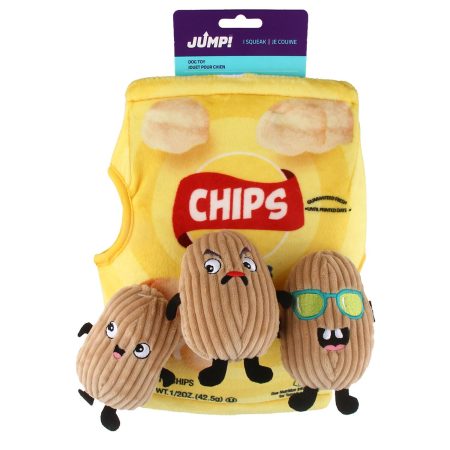 Potato Chip Burrow Dog Toy